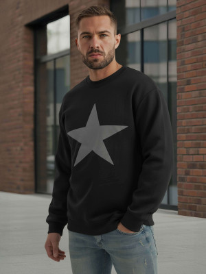 Bluza męska czarna OZONEE JS/65B3920/3