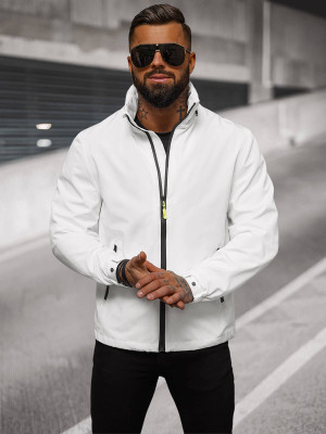 Kurtka męska softshell biała OZONEE JS/5M3105/281Z