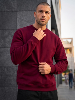 Bluza męska bordowa OZONEE JS/65B3913/21