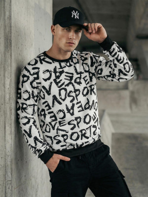 Bluza męska biała OZONEE JS/8B1191/1Z
