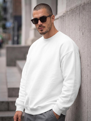 Bluza męska biała OZONEE JS/65B3988/1