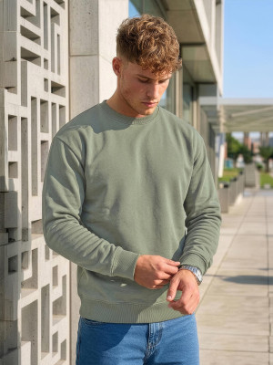 Bluza męska khaki OZONEE JS/65B3971/29