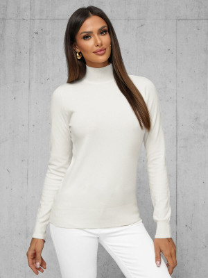 Sweter damski biały OZONEE JS/8003/8