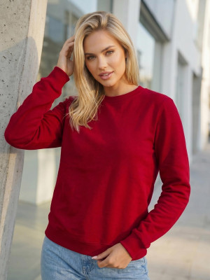 Bluza damska ciemno-czerwona OZONEE JS/W01