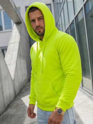 Bluza męska z kapturem seledynowa OZONEE JS/2009/72Z
