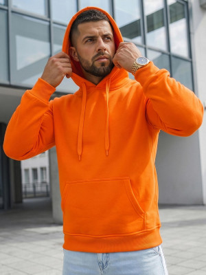 Bluza męska z kapturem pomarańczowa OZONEE JS/2009Z