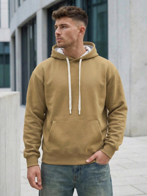 Bluza męska z kapturem camelowa OZONEE JS/65B3972/160
