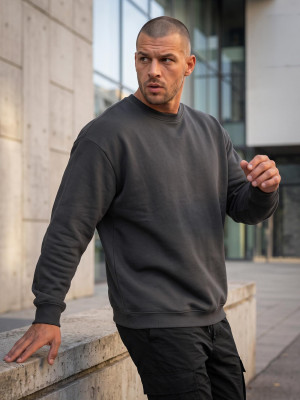 Bluza męska grafitowa OZONEE JS/65B3913/5