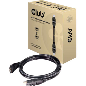 Club 3D HDMI 2.0 360° draaibare kabel