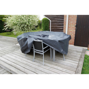 Nature Tuinmeubelafdekhoes voor stoelen en tafels afdekking