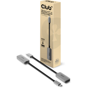 Club 3D USB-C naar DisplayPort 1.4 actieve adapter