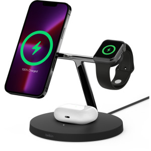 Belkin BOOST CHARGE PRO 3-in-1 draadloze lader met MagSafe oplader