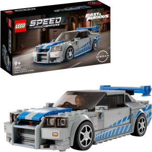 Lego Speed Champions - 2 Fast 2 Furious Nissan Skyline GT-R (R34) Constructiespeelgoed