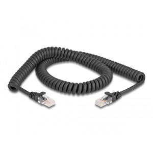 DeLOCK RJ-45 Spiraalkabel male to male Cat.5e