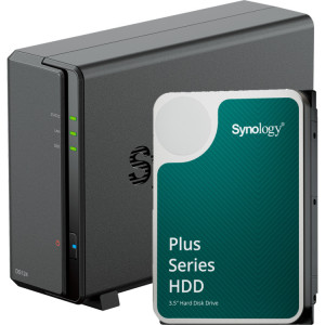 Synology DiskStation DS124 incl. 1x HAT3300-4T 4 TB harde schijf nas