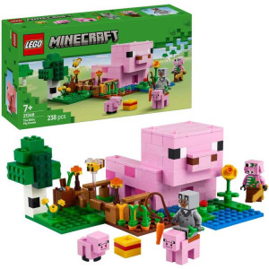 Lego Minecraft - Het huis van het biggetje Constructiespeelgoed