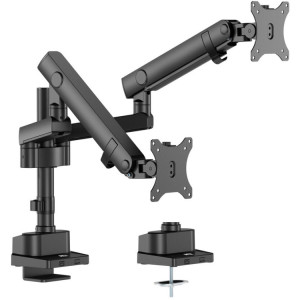 ACT Connectivity Monitorarm office solid pro, mechanische veer, 2 monitoren
