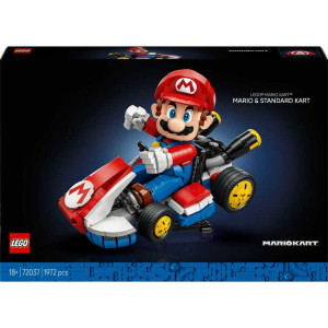 Lego Super Mario - Mario Kart - Mario en standaardkart Constructiespeelgoed