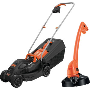 Black & Decker 1000W 32cm Grasmaaier + 250W Grastrimmer