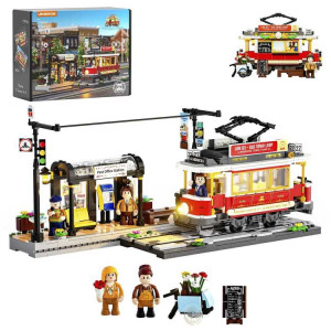Lumibricks Town Life - Heritage Tram and Station Constructiespeelgoed