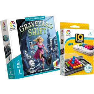 SmartGames Graveyard Shift + IQ Puzzler Pro Bundel Denkspel