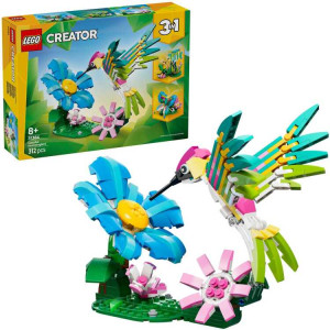 Lego Creator 3-in-1 - Wilde dieren: kleurrijke kolibrie Constructiespeelgoed