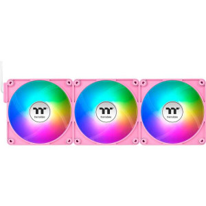 Thermaltake CT120 EX ARGB Sync PC Cooling Fan Pink (3-Fan Pack) case fan