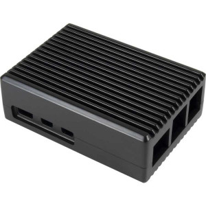 Inter-Tech Elegant aluminum case for Raspberry Pi 5 behuizing