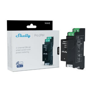 Shelly Wave Pro 2PM LR (EU) relais