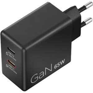 Lenovo Dual USB-C (65W) GaN oplader