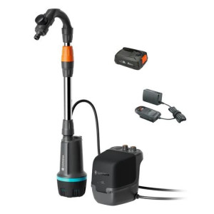 GARDENA Accu Regentonpomp 2400 ComfortAutomatic 18V P4A Gebruiksklare set incl. accu en oplader