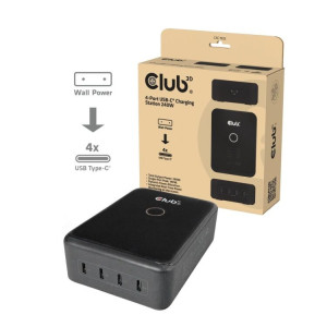 Club 3D CAC-1933 USB-C laadstation met 4 poorten oplaadstation