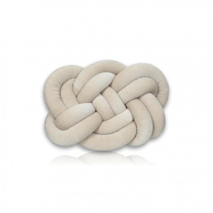 Poduszka welurowa Knot pillow Maxi