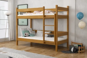 Łóżko piętrowe Elegant 90x200 kolor Dębowy