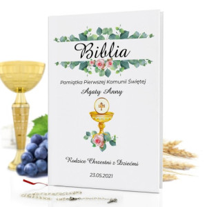 Biblia dla dziecka z okładką na komunię - Sakrament