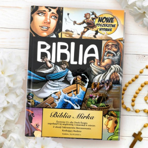 Biblia komiks z dedykacją na bierzmowanie dla niego - Umocnienie w wierze