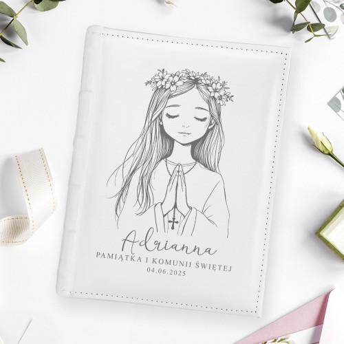 Album na zdjęcia komunijny dla dziewczynki - Chwile łaski