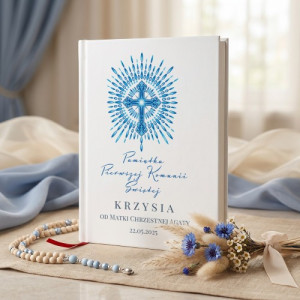 Biblia dla dzieci z dedykacją na komunię - Nowe Przykazanie