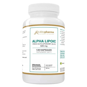 Kwas Alfa-Liponowy Alpha Lipolic (ALA) 600 mg Alto Pharma - 120 kapsułek