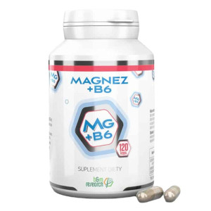 Magnez + Witamina B6 Botamed - Wsparcie układu nerwowego - 120 kapsułek