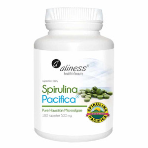 Spirulina Hawajska Pacifica® Pure Hawaiian Microalgae Aliness - 180 tabletek