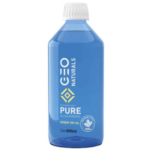 Krzem 100 mg Geonaturals PURE SILICA Aliness - Pierwiastek życia - 500 ml