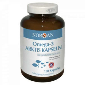 Norsan Omega-3 ARKTIS Kapsułki z naturalnym olejem z dorsza 1500 mg - 120 kapsułek