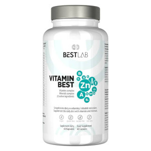 VitaMinBest Best Lab - Kompleks witamin i składników mineralnych - 60 kapsułek