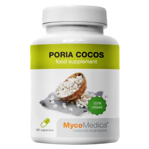 Pornatka kokosowa Poria cocos MycoMedica - Wspomaga układ pokarmowy - 90 kapsułek