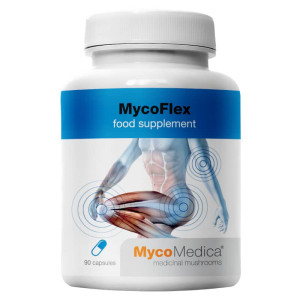 MycoFlex MycoMedica - Wspomaga prawidłowe funkcjonowanie kości i chrząstek - 90 kapsułek