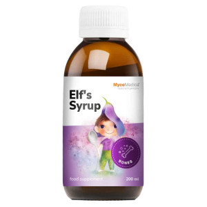 Syrop Elfi dla dzieci MycoMedica - Mocne kości i większa odporność - 200 ml