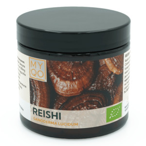 Lakownica lśniąca Reishi BIO 500 mg 30% MYQO - 90 kapsułek