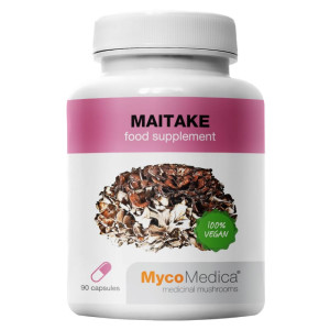 Maitake MycoMedica 500 mg - Wspiera prawidłowy metabolizm - 90 kapsułek