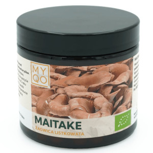 Żagwica listkowata Maitake BIO 500 mg 30% MYQO - 90 kapsułek